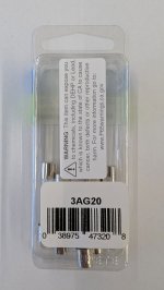 20 Amp 3AG Glass Fuse (5Pk) Fast Acting 1/4"x1-1/4"