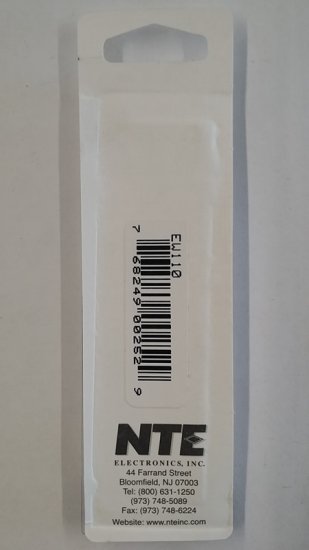 100 Ohm, 1/8W, 2% Metal Film Flameproof Resistor (6Pk)