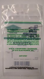 NTE5002A Zener Diode 2.7V 1/2W, DO35