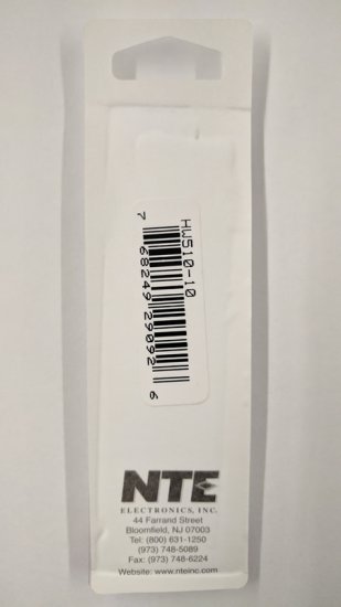 1.0Meg Ohm 0.5 Watt Metal Oxide Film Resistor (10Pk)2% Tolerance