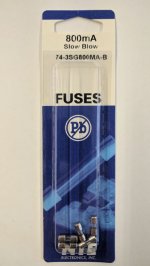 0.8 Amp Micro Cartridge Fuse (5Pk) Slow Blow 3.6x10mm