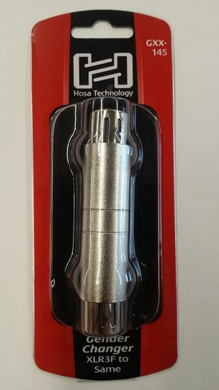 Gender Changer XLR3F to Same