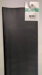 3" Black 48" Thin Wall 2:1 Polyolefin Heat Shrink Tubing