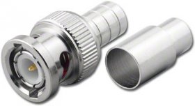 BNC Plug 2-Piece Crimp-On RG-58/U