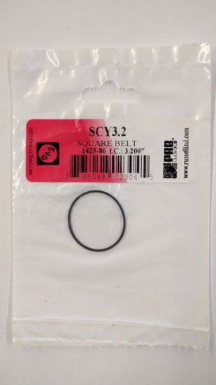 SCY3.2 Square Belt 3.2\" IC, .039\" CS, .039\" Wall Thickness