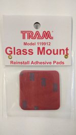 Glass Mount Antenna Re-install Adhesive Pads (2Pk)