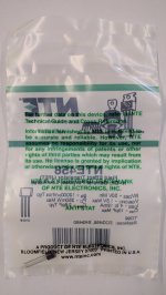 NTE458 Field Effect Transistor (JFET) N-Ch, Gen Purp, Low Noise