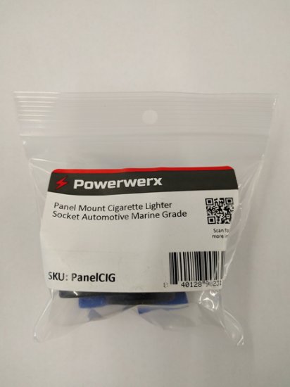 Panel Mount Cigarette Lighter Socket Automotive Marine Grade