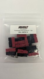 45 Amp Permanently Bonded Red/Black Anderson Powerpoles 10Pk