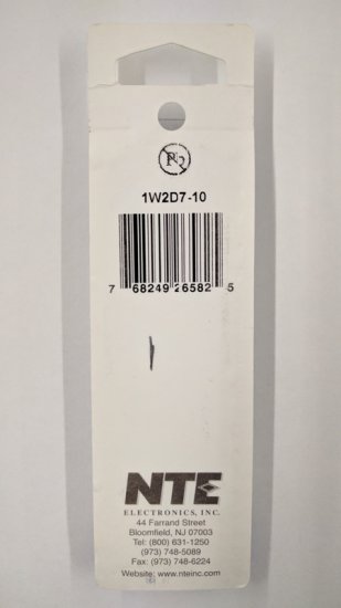 2.7 Ohm 1 Watt Metal Oxide Film Resistor (10Pk) 5% Tolerance