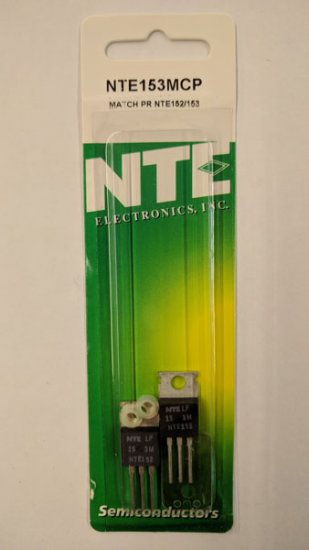 NTE153MCP Matched Complementary Pair of NTE152 and NTE153