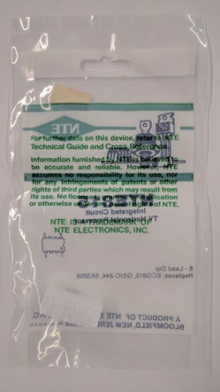 NTE815 IC, TV Horizontal Processor, 8-Lead DIP