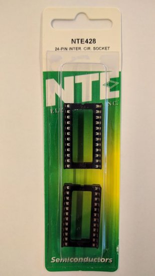 NTE428 Socket for 24 Lead DIP Type Package (2Pk)