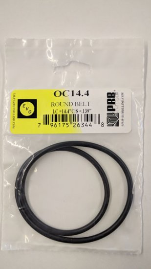 OC14.4 Round Rubber Belt 14.4\" IC, .139\" Cross Section