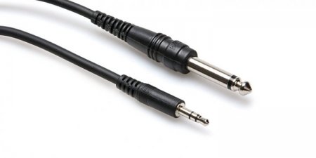 5Ft Mono Interconnect Cable 1/4in TS to 3.5mm TRS