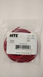 30Ft 16Awg Red Stranded Automotive Hook Up Wire