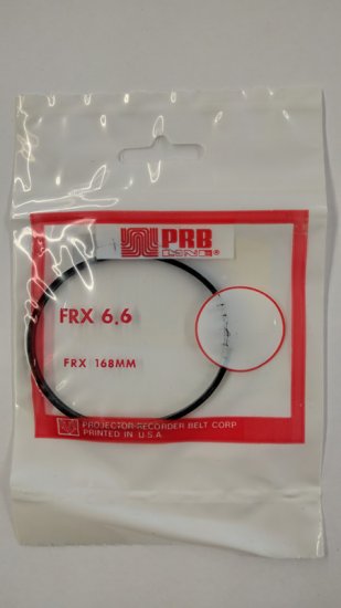 FRX6.6 Flat Rubber Belt 6.7\" IC, .115\" CS, .061\" Wall Thickness
