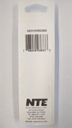 10uf 63V Axial Lead Electrolytic Capacitor