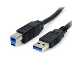 6 ft Black SuperSpeed USB 3.0 Cable A to B - M/M