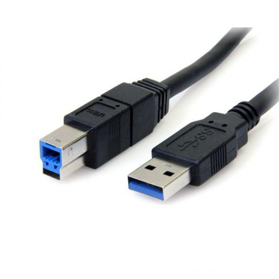 6 ft Black SuperSpeed USB 3.0 Cable A to B - M/M