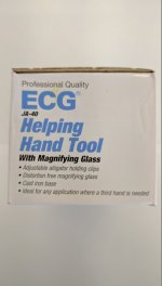 Helping Hand Tool With Magnifying Glass