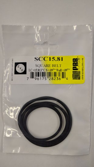 SCC15.81 Square Belt 15.813\" IC, .097\" CS, .097\" Wall Thickness