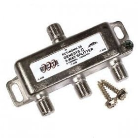 3-Way F Splitter5-1000MHz 3.5/7.5/7.5dB 130dB Iso