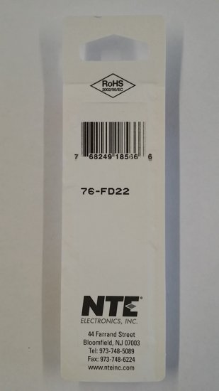 Quick Connect Female Non-Insulated 22-18Awg 0.250" (10Pk)