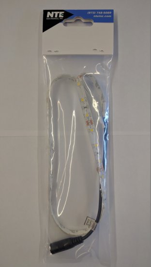 Flexible LED Strip Warm White 19.69In(0.5M) IP65 30LEDs 12V 2.4W