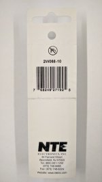 68 Ohm 2 Watt Metal Oxide Film Resistor (10Pk) 2% Tolerance