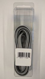 7Ft Silver Data Interconnect Cable (8P8C) For Data Pin1 to Pin1