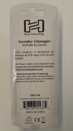 Gender Changer XLR3M to Same