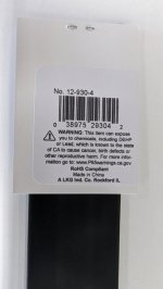 1" Black 48" Thin Wall 2:1 Polyolefin Heat Shrink Tubing
