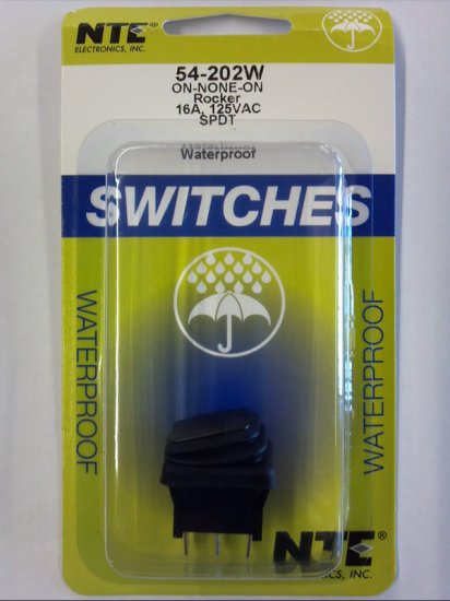 Waterproof Rocker Switch SPDT On-None-On 125V 16A