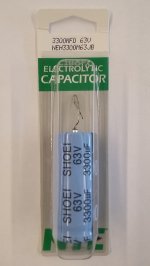 3,300uf 63V Axial Lead Electrolytic Capacitor