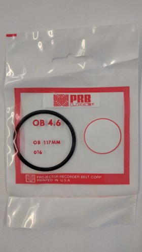 OB4.6 Round Rubber Belt 4.6" IC, .103" Cross Section
