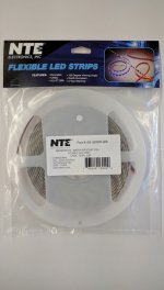 Flexible LED Strip Warm White 16.4Ft IP65 300 (3528) LEDs 12V 24