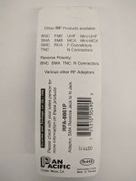 RP-SMA Jack to N Jack Adapter