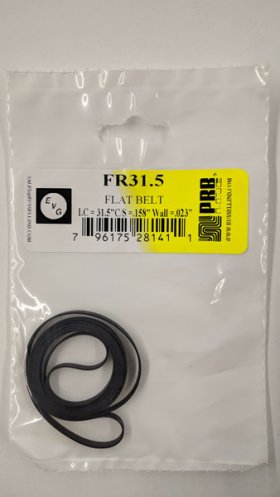 FR31.5 Flat Rubber Belt 31.5" IC, .158" CS, .023" Wall Thickness