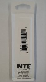 27K Ohm, 1/8W, 2% Metal Film Flameproof Resistor (6Pk)