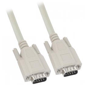 6Ft DB9 M/M Molded Serial Cable