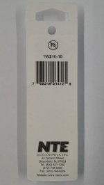 1.0K Ohm 1 Watt Metal Oxide Film Resistor (10Pk) 2% Tolerance