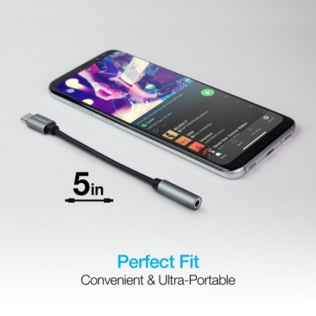 Naztech USB-C to 3.5mm Audio Adapter