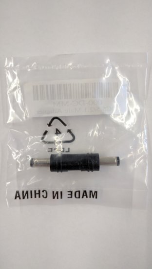 DC Power Coupler Male to Male, ID 2.1mm OD 5.5mm