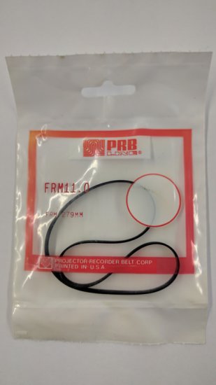 FRM11.0 Flat Rubber Belt 11.0\" IC, .187\" CS, .031\" Wall Thicknes