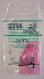 NTE342 T-NPN, Si, RF Power Output, High Freq (PO 6W, 130-175MHz)