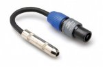 Speaker Adaptor Hosa 1/4 in TS to Neutrik speakON 16Awg