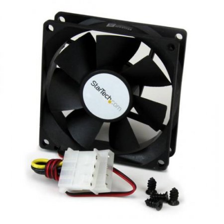 80x25mm Dual Ball Bearing Computer Case Fan w/ LP4 Connector