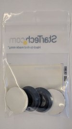 1-1/4in Dia. Self-Adhesive Rubber Feet for PC Cases - 4 Pack