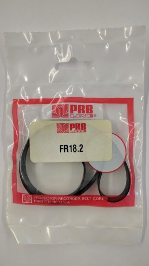 FR18.2 Flat Rubber Belt 18.1\" IC, .312\" CS, .03\" Wall Thickness